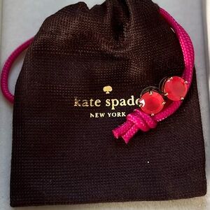 Kate Spade pink stud earrings - never worn